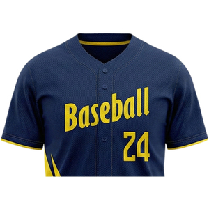 Camiseta de béisbol de malla de algodón personalizada al por mayor con estampado de rayas, cuello en V, estilo oversize y corte cropped - Product Image 3