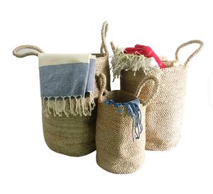 <b>Large</b> Capacity Jute Laundry Bag for Dirty Clothes Storage and Travel Use - Product Image 6