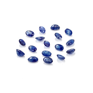 Zafiro azul natural de Bangkok, calibrado, facetado, ovalado, 3x5 mm, piedra preciosa de zafiro azul natural suelta para la fabricación de joyas. - Product Image 3