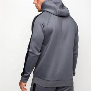 Wholesale Plain Cotton Fitted Jogger Sports Set Jumpsuit High Quality Custom Made logo Sports Zip Tracksuit in Wholesale Prices - Product Image 5