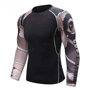 Rashguard de Sublimación MMA Hecho a Medida por Fabricante Pakistaní, Rashguard Masculino de Alta Calidad, Rashguard de Primera Calidad - Product Image 2