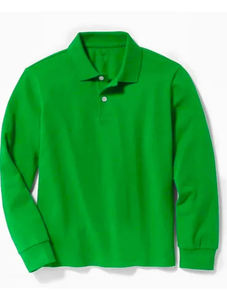 Camisas Polo de Manga Larga para Hombre, Personalizadas, Casuales, de Alta Calidad, con Logotipo Frontal, Tejidas, Transpirables, de Poliéster/Algodón 200g, con Botones - Product Image 2
