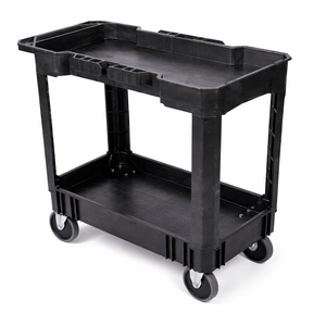 Carrito de Almacenamiento Móvil Multifuncional de 32 Pulgadas, Capacidad de Carga de 500 Libras, Carrito de Herramientas de 2 Niveles con Ruedas, OEM GAPGAR001 - Product Image 2