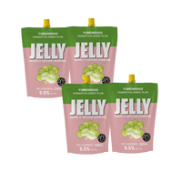 Bebida Alcohólica de Jalea de Ciruela Verde Osmanthus, 330 ml, en Bolsa con Boquilla, 5.5% ABV, Agitar Antes de Beber, Cóctel de Jalea