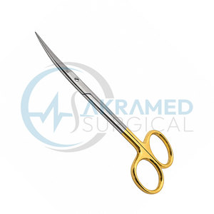 Ciseaux de tenotomie Stevens courbés 13 cm en carbure de tungstène TC, acier inoxydable, instrument chirurgical CE ISO réutilisable - Product Image 2