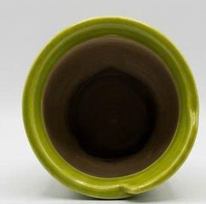 Jarrón de Cerámica Azul con Forma de Lazo, Hecho a Mano, Mate, para Flores, Decorativo, para Mesa, Hogar u Oficina, Ideal para Regalo - Product Image 4