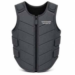 Protector Corporal para Deportes de Equitación, Chaleco de Nailon con Acolchado de Espuma Flexible, Ajuste Seguro, Forro Transpirable, Personalización de Marca - Product Image 1