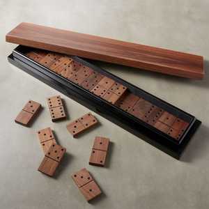 Educational Wooden <b>Dice</b> And Dominoes Game <b>Set</b> For Early Learning Cognitive Development And Family Time - Product Image 3