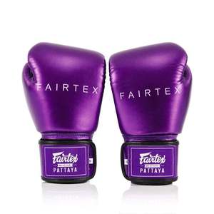 นวมชกมวยหนังแท้ Fairtex - แบบเต็มนิ้ว สายรัดข้อมือปรับได้ ระบายความชื้น น้ำหนักเบา สำหรับการฝึกซ้อมสำหรับผู้ใหญ่ - Product Image 6