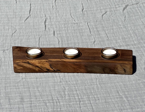 Candle <b>Holder</b> Solid Walnut <b>Tea</b> <b>Light</b> <b>Holder</b> Handmade Natural Wood Candle Stand Decorative Tabletop Tealight <b>Holder</b> - Product Image 2