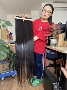 Paquets de cheveux humains Remy bruts vierges avec fermetures frontales Extensions de cheveux cambodgiens de haute qualité de style vague naturelle - Product Image 2