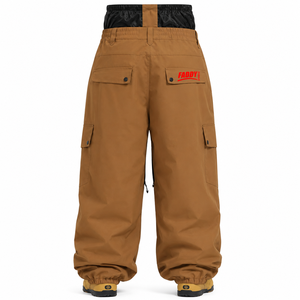 Pantalon de ski d'hiver imperméable et respirant, robuste et personnalisé, coupe large, style cargo, fournisseur OEM en gros - Product Image 3