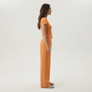 Conjunto Deportivo de Yoga para Mujer, Pantalones Acampanados de Cintura Alta con Bloques de Color, para Otoño, para Correr, Gimnasio y Fitness - Product Image 2