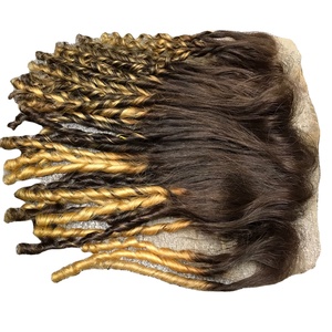 Gros 100% Vierge de Haute Qualité Pixie Bouclés Frontaux Grand Stock Naturel Vague Style Vietnamien Cheveux Bruts pour - Product Image 1