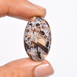Bâton naturel Agate Cabochon de pierres précieuses en vrac forme mixte lisse en vrac en gros pour la fabrication de bijoux de guérison - Product Image 1