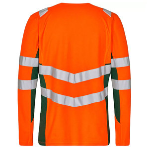 Men Reflective Construction Breathable Polyester T-<b>Shirts</b> Road Workwear Safety Long Sleeve Workshop Worker T-<b>Shirts</b> - Product Image 3