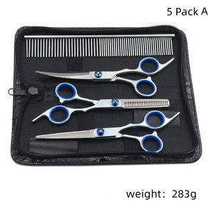 Paquete de 6 Cortapelos para Perros, Cortapelos para Mascotas de Alta Calidad, Tijeras de Acero Inoxidable de 6 Pulgadas para Peluquería Canina - Product Image 6