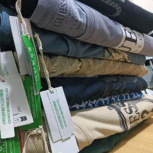 Lot de T-shirts en vrac, couleurs mélangées, coton mélangé uni, qualité supérieure, prix abordable, expédition immédiate en balles, tee-shirt d'été - Product Image 5