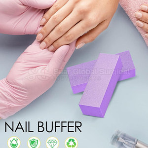 Bloque pulidor de uñas profesional ligero de EVA y acero inoxidable con agarre cómodo y múltiples lados para suavizar y dar forma - Product Image 2