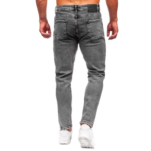 Pantalones Vaqueros de Hombre con Diseño Transpirable, Lavado Ácido, Personalizables, de Corte Slim, Estilo Casual y Urbano, Largo Ideal, Venta al por Mayor - Product Image 2