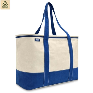 Bolsa Térmica Personalizada de Lona de Algodón de 12oz, Bolsa de Transporte de Alimentos para Picnic, Fabricante OEM ODM de Marca Privada - Product Image 1
