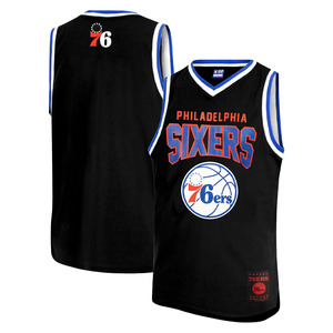 men youth Official basketball Tank Top Mesh Sleeveless Muscle T-Shirt - Black - Product Image 1