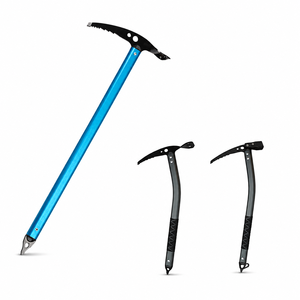 Custom Made High Quality Steel Ice <b>Axe</b> Anodized Aluminum Alloy <b>Handle</b> 437g Weight CE EN 13089 Certified Various Sizes Available - Product Image 2
