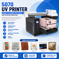 Stampante UV Flatbed Professionale 50x70cm A2+ 5070 con Garanzia di 1200 Giorni, Macchina per Stampa ad Alta Velocità YY-A57