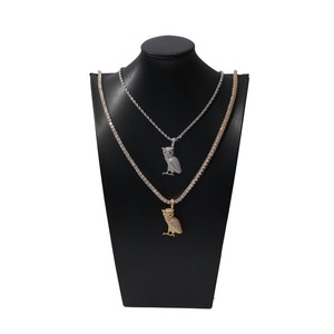 Collar con Colgante Ovalado de Lujo Estilo Hip Hop para Hombre, Chapado en Oro con Diamantes, Joyería Estilo Rapper - Product Image 4