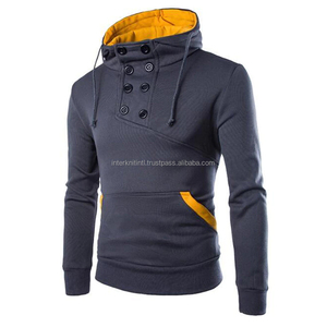 Winter New <b>Men</b> Custom Embroidered Fleece Hoodies Sweatshirts Casual Solid Long Sleeve Regular Fit <b>Pullovers</b> Plus Size Streetwear - Product Image 3
