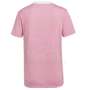 Camiseta Informal de Algodón con Cuello en V para Mujer, Color Sólido, Estilo Urbano, con Logotipo Personalizado, 2026 - Product Image 2