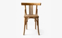 Chaise de salle à manger moderne en bois massif indonésien, finition naturelle, imperméable, pour restaurant et appartement, qualité export