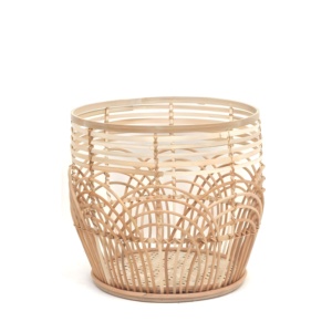 Outdoor garden <b>decoration</b> scallop edge rattan planter pots best price <b>plant</b> flower pot planters - Product Image 2