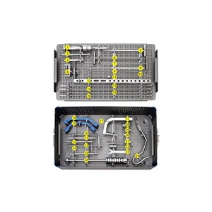 Kit d'instruments pour clou intramédullaire tibial 34 pièces – Kit chirurgical orthopédique pour traumatismes tibiaux - Product Image 1