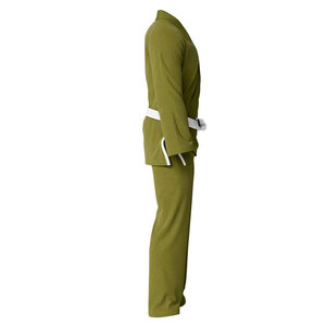 Uniforme de Karate Verde Oliva para Hombre, 100% Algodón, Corte Regular, Conjunto de Ropa Duradera para Artes Marciales, Talla Adulto - Product Image 2