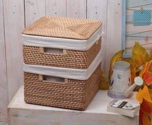 การตกแต่งกล่องหวายนําเข้าที่ใช้กันอย่างแพร่หลายมากที่สุดมาจากการตกแต่งบ้านโบราณที่ทําด้วยมือของเวียดนาม - Product Image 3