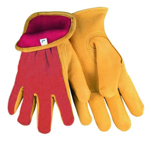 Guantes de Conducción de Cuero Reforzado de Piel de Vacuno, Guantes Industriales de Alta Seguridad con Protección para Manos y Brazos de Piel de Cabra - Product Image 3