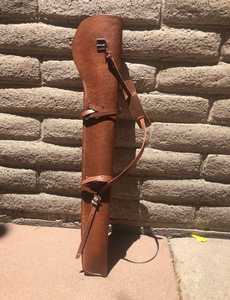 Funda de Cuero para Pistola con Porta Cartuchos, Hecha a Mano, Estilo Occidental, Accesorio de Caza - Product Image 4