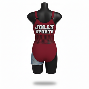 Traje de baño premium para mujer, nailon y spandex, tela suave y elástica, paneles de malla en la cintura, tirantes ajustables, logotipo personalizado. - Product Image 2