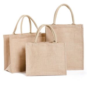 Latest Arrivals Premium Quality <b>Large</b> Jute Tote <b>Bag</b> Multi Color Promotional <b>Bag</b> with Custom Print <b>Beach</b> Use on Sale - Product Image 1