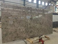 Qualité supérieure-Dalle de marbre fritté de luxe Usine du Vietnam-Dalles de marbre de finition de surface polies pour cuisine/sol/mur