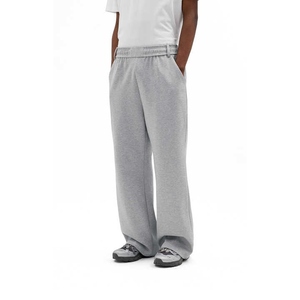 Pantalones Anchos para Hombre, Cintura Elástica con Cordón, Casuales, Transpirables, Ligeros, de Algodón para Verano, con Bolsillos Laterales - Product Image 3
