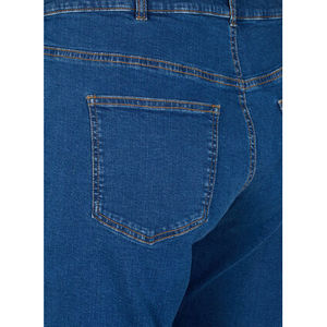 กางเกงยีนส์ทรงตรงเอวสูงแบบครอป ระบายอากาศได้ดี แฟชั่นสุดฮิตสำหรับผู้หญิง พร้อมปรับแต่งได้ - Product Image 5