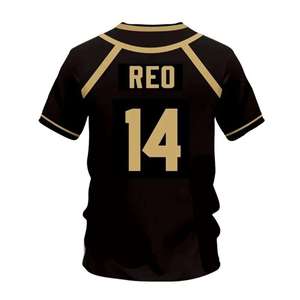 Maillot de football personnalisé à manches courtes à séchage rapide avec logo sur le devant, vêtements de sport d'entraînement de haute qualité, vente en gros - Product Image 3
