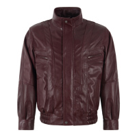 Blouson Bomber Homme Personnalisé 100% Cuir Nappa Véritable, Fermeture Éclair YKK, Doublure Polyester, Multi-Poches Cirées, Vente en Gros