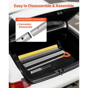 Heavy-Duty 36-Inch Wide Head Aluminum Landscape Rake 102-Inch Handle Large 52ft Rope for Garden <b>Lawn</b> Care Beach Asphalt <b>Level</b> - Product Image 5