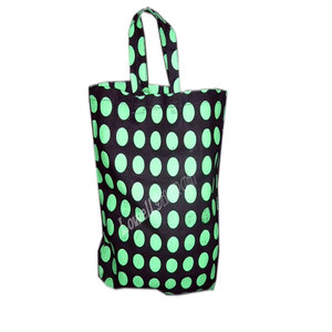 Indian Manufacturer’s Premium Natural Super Quality Canvas Wholesale Shopping Tote <b>Bags</b> with Durable <b>Long</b> Handles Stylish Polka - Product Image 4