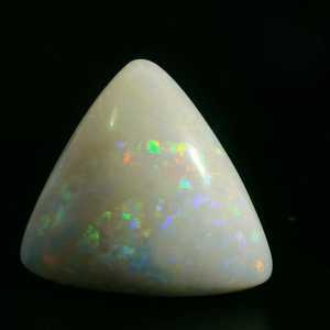 Ópalo Blanco Natural de la India, Piedra Preciosa Suelta, Ópalo Genuino con Juego de Color Arcoíris, Corte Trillón para Joyería Fina - Product Image 6
