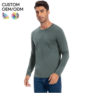 T-shirt en coton tricoté de qualité supérieure pour hommes, support OEM/ODM, manches courtes, col rond, doux, respirant, écologique, séchage rapide, sérigraphie - Product Image 5