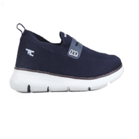 Chaussures de marche basses bleu marine pour hommes, baskets de sport confortables à enfiler, légères, pour le quotidien, la remise en forme et les voyages